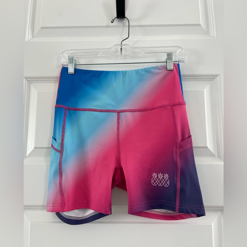 Tres Pinas Multi Colored Run Shorts